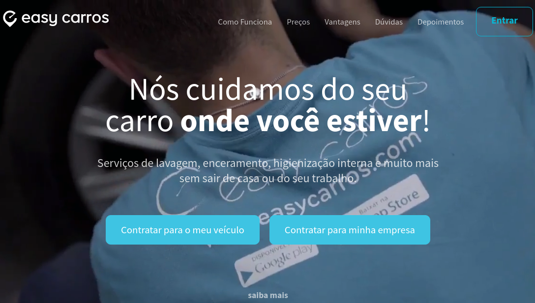 Easy Carros conecta clientes a profissionais automotivos