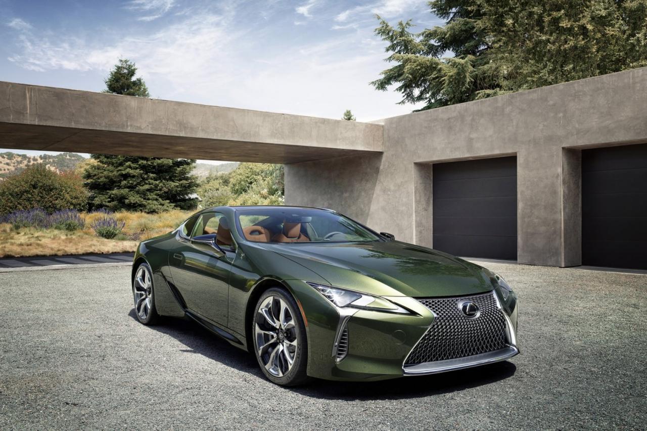 Fotos do novo Lexus LC 500 Verde