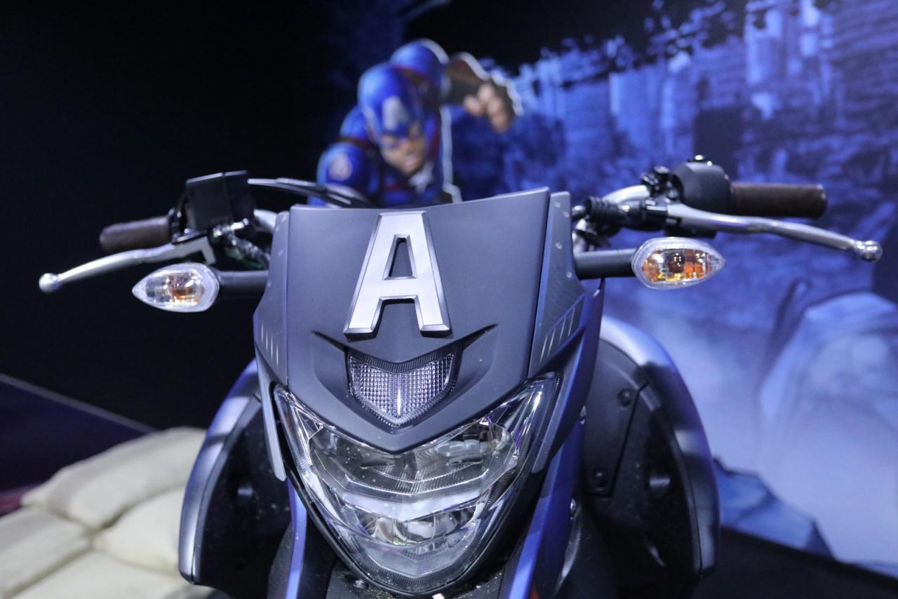 Motos Yamaha da Marvel